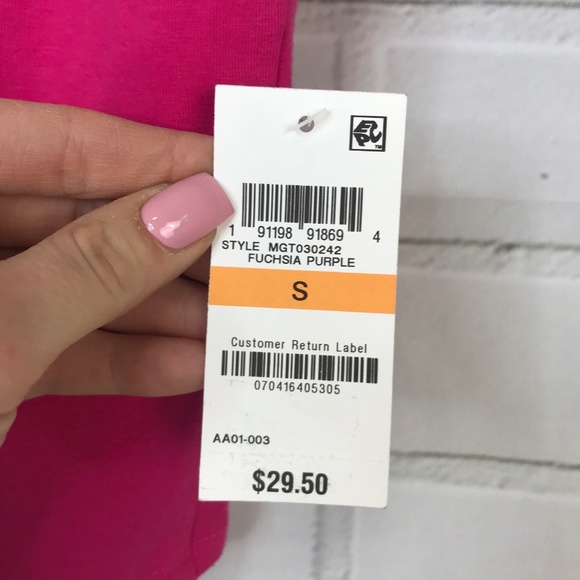 Material Girl Active Juniors Zip Front Crisscross - Picture 4 of 6